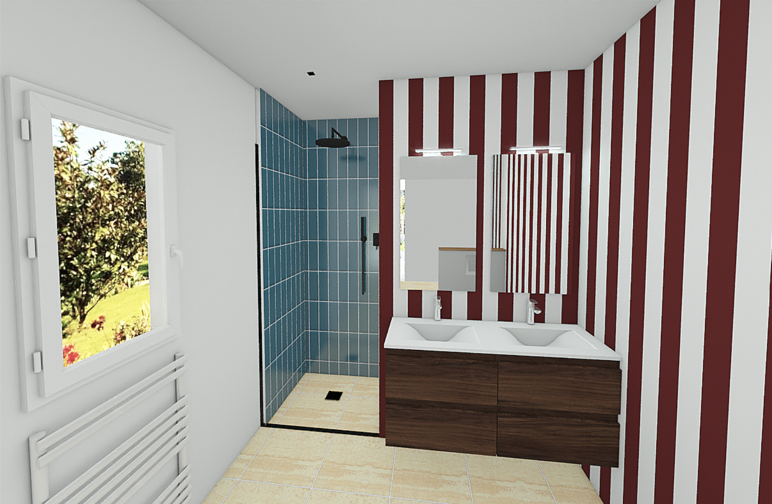 conception salle de bain CAMAD Segré Le Lion d'Angers Angers